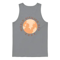 World Vitiligo Day 2024 Unisex Tank Top - Sport Grey – 1