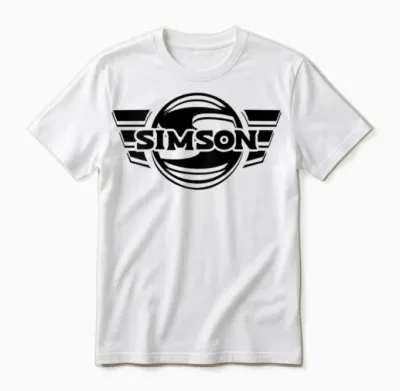 Suhl Simson S50 S51 Schwalbe Zweitaktmotor Liebe Fan Simme Unisex T-Shirt - White