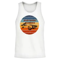 Retro Car Cars & Muscle Unisex Tank Top - White – 2