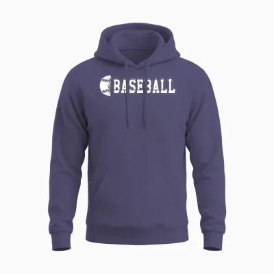 Baseball - Baseball Unisex Hoodie - Heather Sport Dark Navy