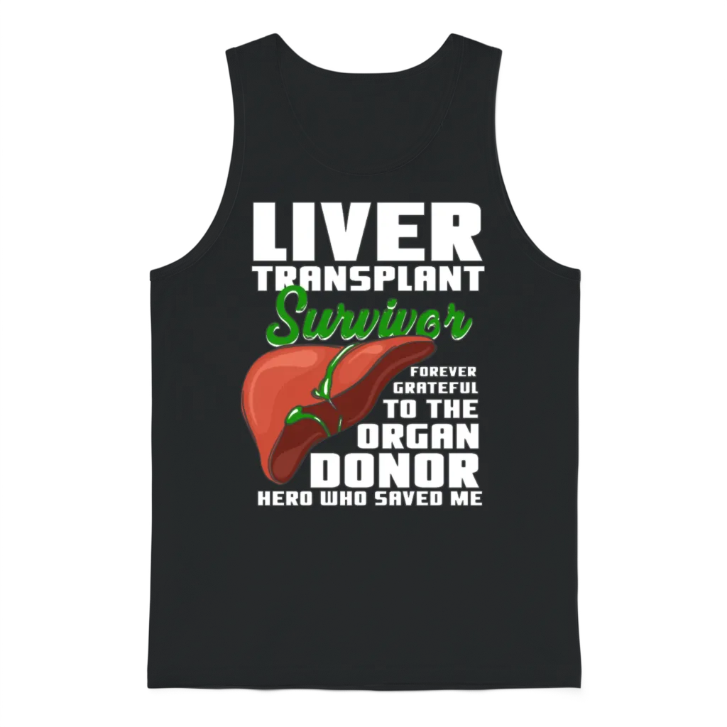 Liver Transplant Survivor โ Awareness Gift Unisex Tank Top - Black