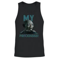 The Hobbit Funny Gollum Design My Precious Unisex Tank Top - Black – 2