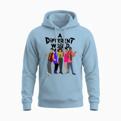 Black Tv Shows a Different World Black Tv Shows Unisex Hoodie - Light Blue