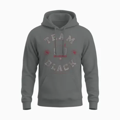House of the Dragon Team Black Targaryen House Logo Unisex Hoodie - Graphite Heather
