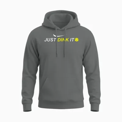 Just Dink It Funny Pickleball Unisex Hoodie - Graphite Heather