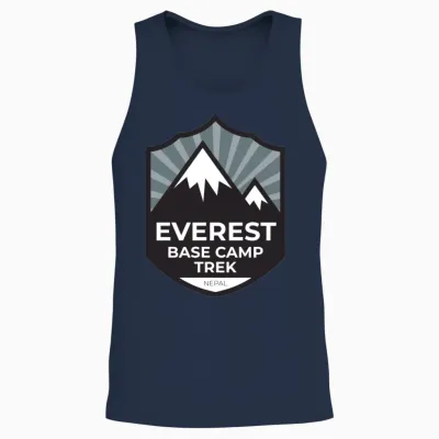 Mount Everest Base Camp Trek - Nepal Unisex Tank Top - Navy