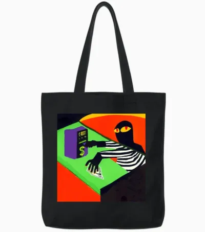 How to Take Money from a Cash Register Tote Bags - Black