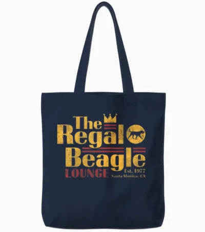 The Regal Beagle Tote Bags - Navy