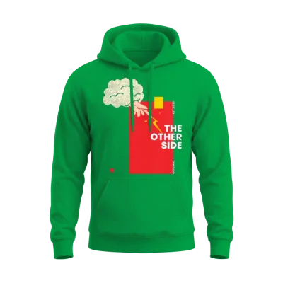 Strike of Light - the Other Side Unisex Hoodie - Irish Green