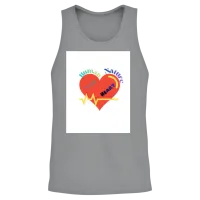 Fragile Heart of Humanity Unisex Tank Top - Sport Grey – 2
