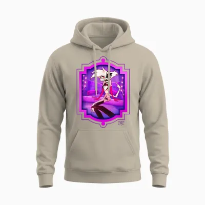 Hazbin Hotel - Angel Dust Unisex Hoodie - Sand