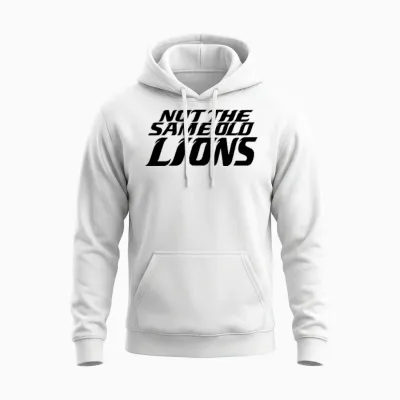Not the Same Old Lions Unisex Hoodie - White
