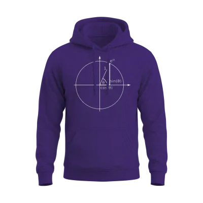 Einheitskreis Eulerische Formel Unisex Hoodie - Purple