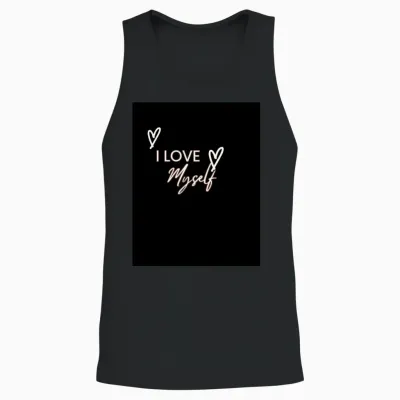 Self-Love Unisex Tank Top - Black