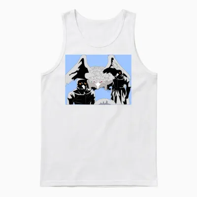 Anime Academy Animal Unisex Tank Top - White