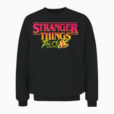 Stranger Things Tales from '85 Logo Unisex Sweatshirt - Black