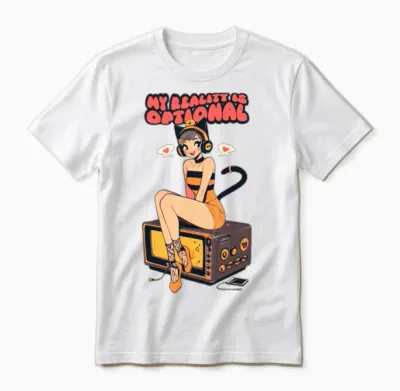 Stay Delusional Babe Unisex T-Shirt - White