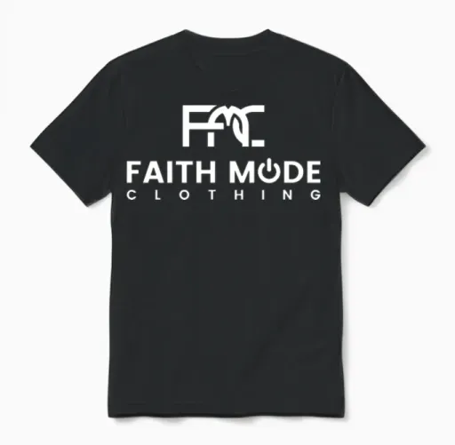 F.m.c.- Faith Mode Clothing Christian & Unisex T-Shirt in Black