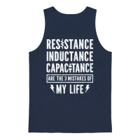 Electrical Engineer Tee Electrical Engineering Ind Unisex Tank Top - Navy – 1