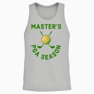 Masters Pga Season Retro Unisex Tank Top - Ash