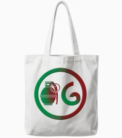 Olgz Emblem V2 Tote Bags - White