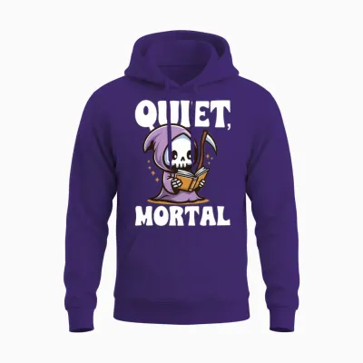 Quiet Mortal Unisex Hoodie - Purple
