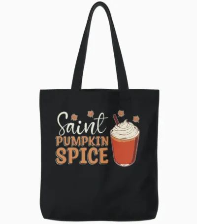 Thanksgiving Funny Tote Bags - Black