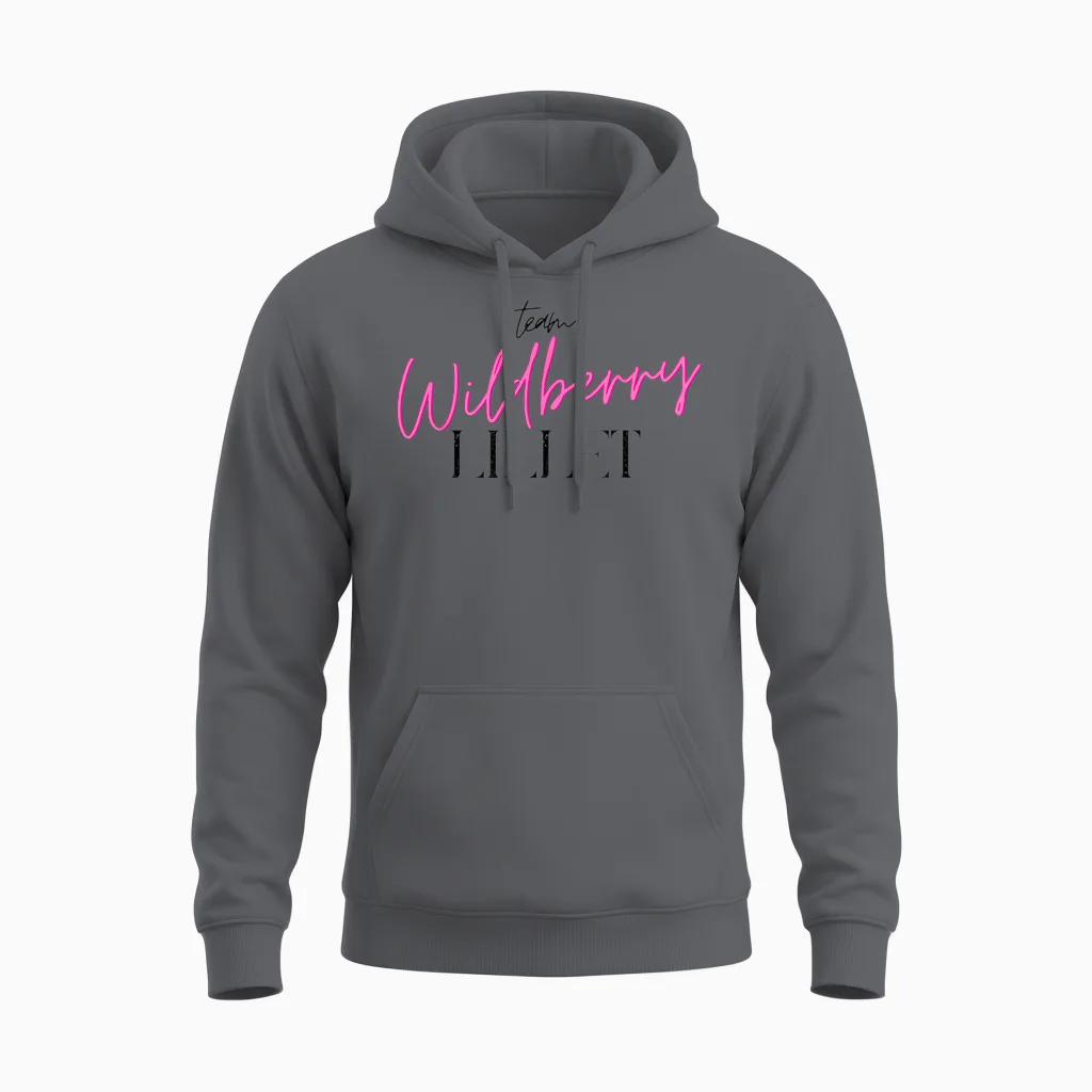 Team Wildberry Lillet I Summer Fruits Wine Cocktail Malle T-Shirt, White Unisex Hoodie in Charcoal