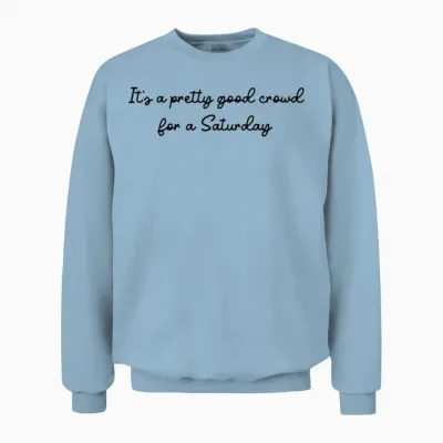 The Piano Man Lyric Unisex Sweatshirt - Light Blue