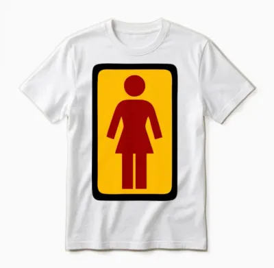Girl Skateboards Logo Unisex T-Shirt - White