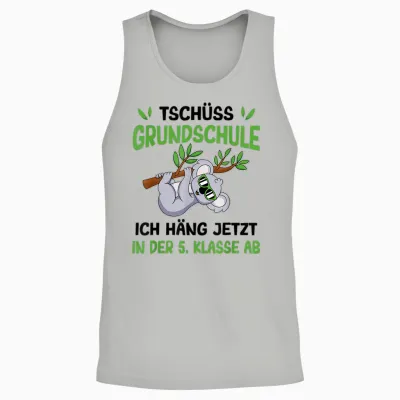 Schulkind Koala Tschüss Grundschule Häng in Der 5. Klasse Unisex Tank Top - Ash