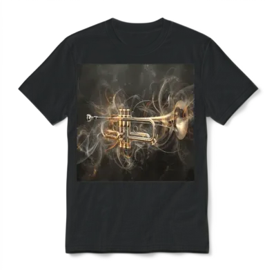 Trumpet Unisex T-Shirt - Black
