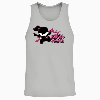 Ninja Kidz Unisex Tank Top - Ash