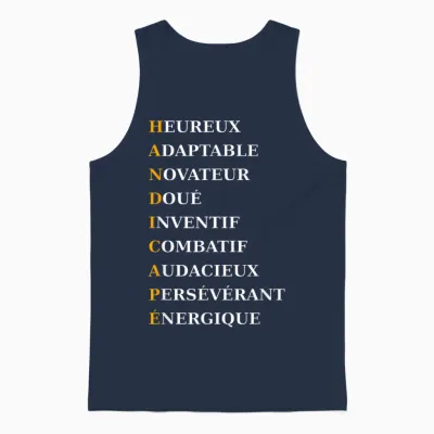 Quote I Am Disabled Best Super Disabled Unisex Tank Top - Navy