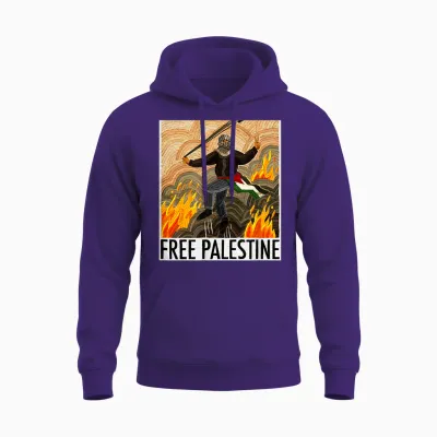 Gaza Nicht Allein - Gaza Wird Frei Sein Unisex Hoodie - Purple