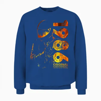 40e Anniversaire Homme Moto Motard Biker 1986 Unisex Sweatshirt - Royal