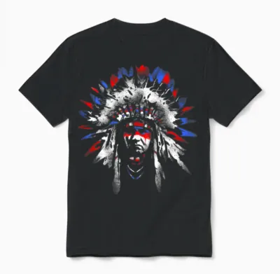 Native American Unisex T-Shirt - Black