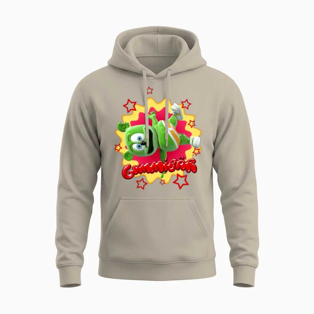 Gummibär Starburst Unisex Hoodie in Sand