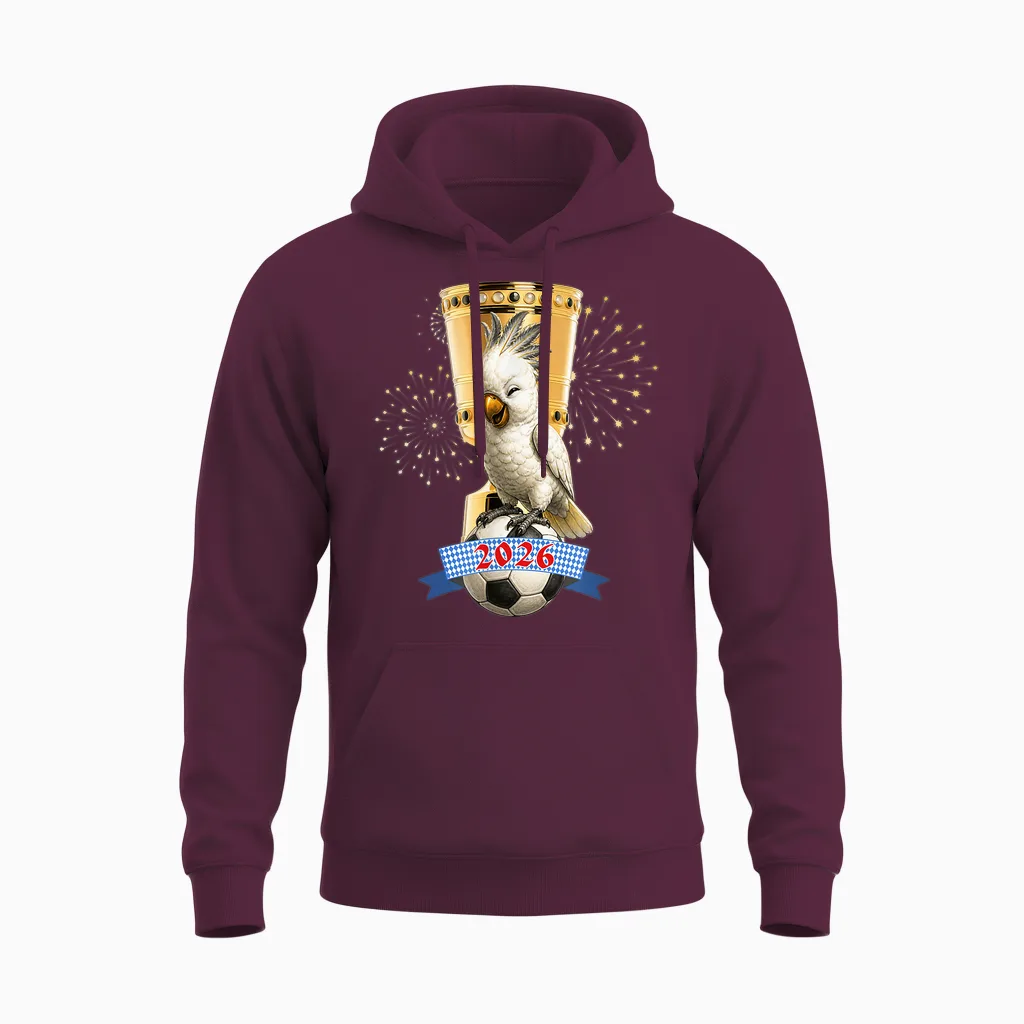 Kakadu Für Fans Von Süßen Maskottchen Unisex Hoodie in Maroon