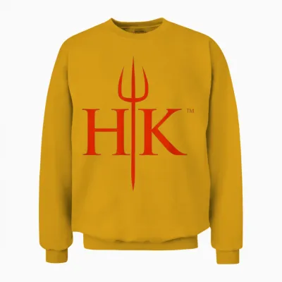 Official Red Hell's Kitchen Logo Unisex Sweatshirt - Gold