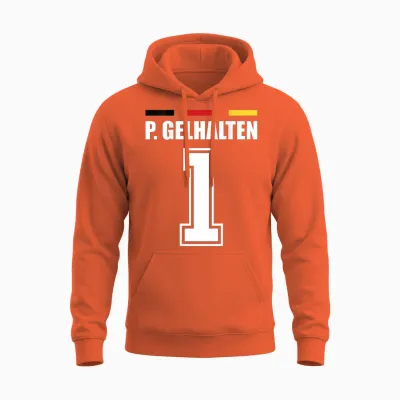 Funny Name Germany Jersey for Mallorca and the Party T-Shirt, Black, S Unisex Hoodie - Orange