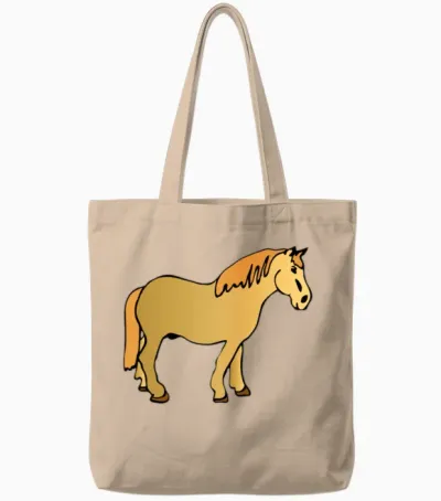 Dead Horse Tote Bags - Natural