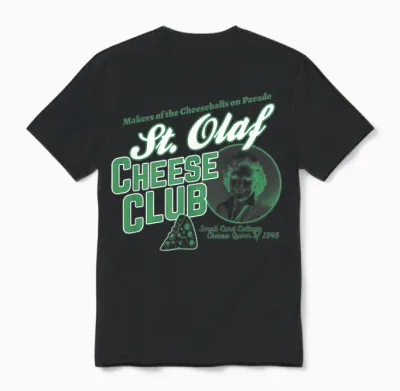 The Golden Girls St. Olaf Cheese Club Rose Tv Show Unisex T-Shirt - Black