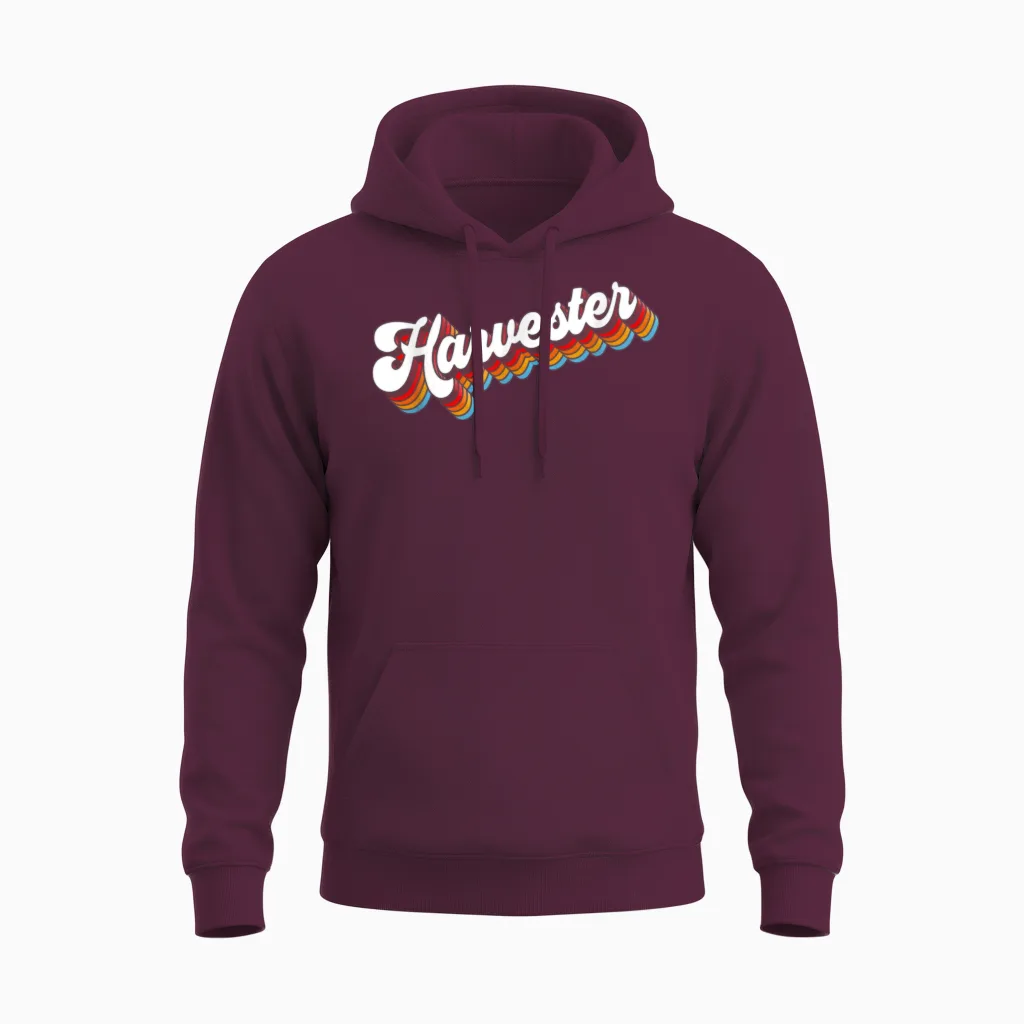 Harvester Job Appreciation Retro Unisex Hoodie - Maroon