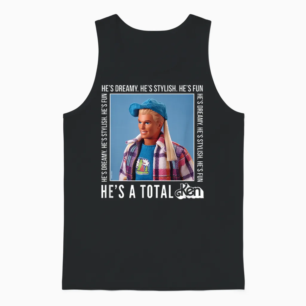 Barbie - He's a Total Ken Dreamy Stilvolle Spaßpuppe Unisex Tank Top in Black