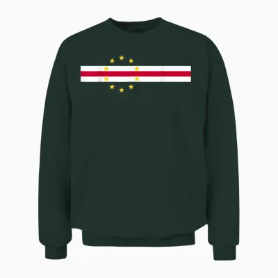 Cape Verde Flag Fans Proud Cabo Verde Supporters Unisex Sweatshirt - Forest