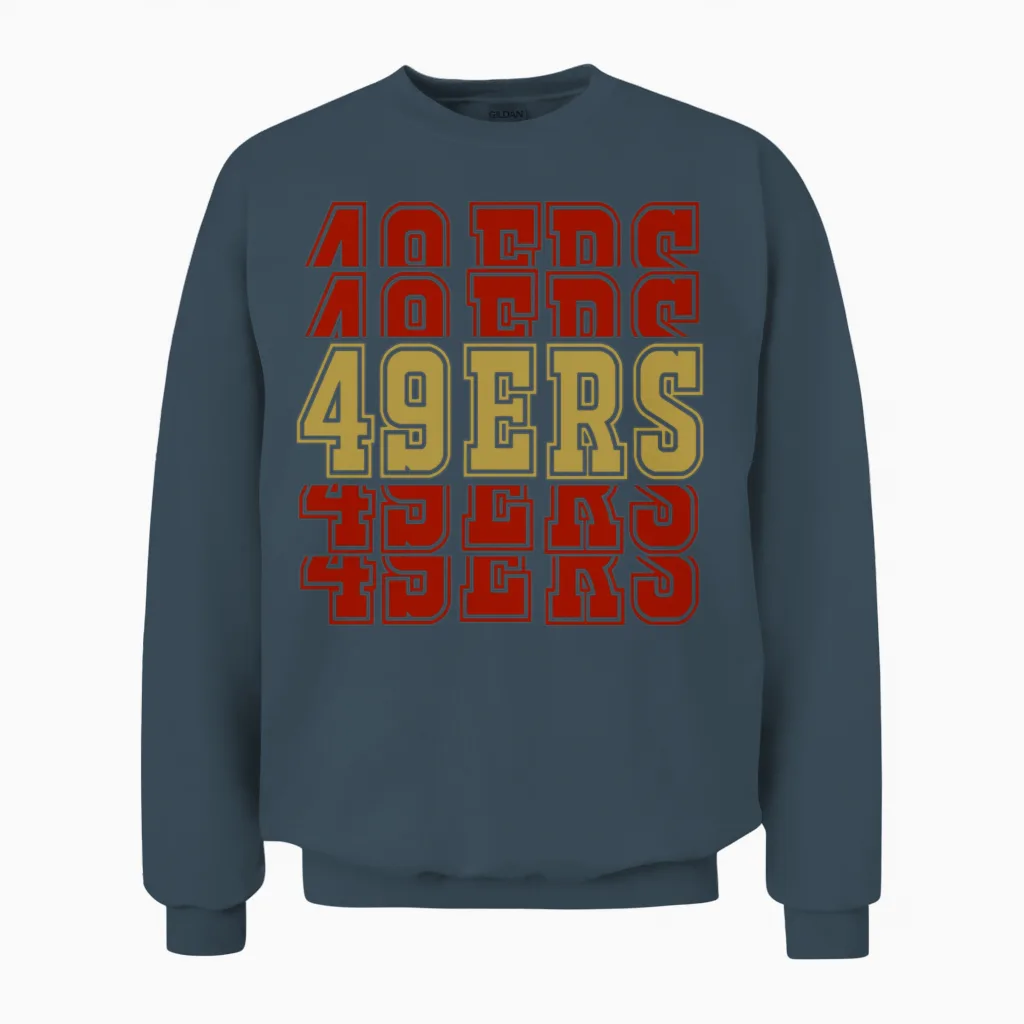 49ers Unisex Sweatshirt in Dark Heather