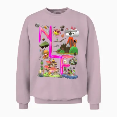 Nlf 3d Animation Only Unisex Sweatshirt - Light Pink