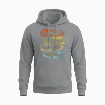 Saxophone Retro Vintage Unisex Hoodie - Sport Grey
