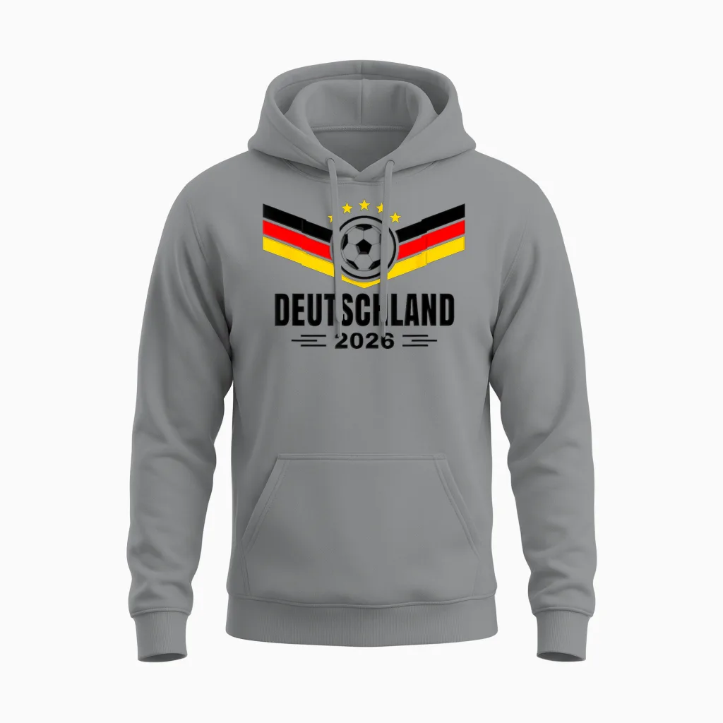 Sports Shirt Für Jungen Männer Deutschland 2026 Deutschland Unisex Hoodie in Sport Grey